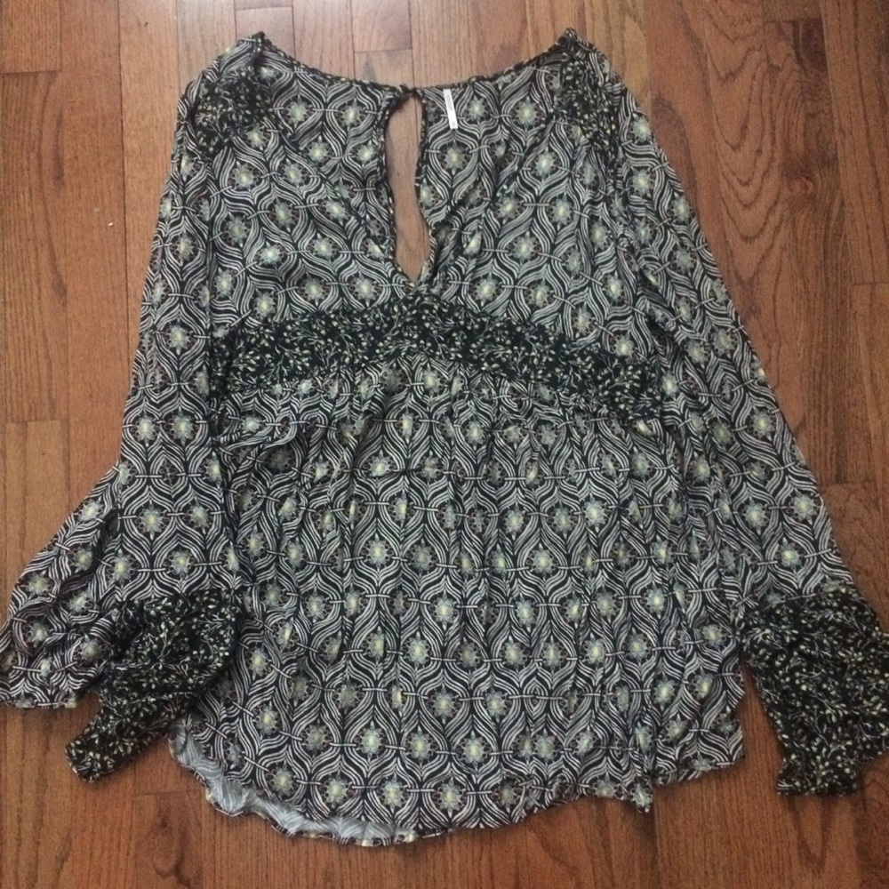 Free People Bell Sleeve Tunic